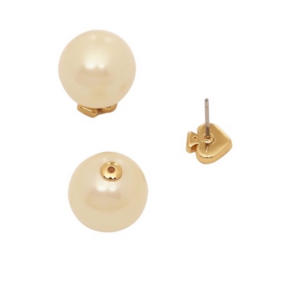 KATE SPADE • Signature Reversible Pearl Earrings - Picture 4 of 9